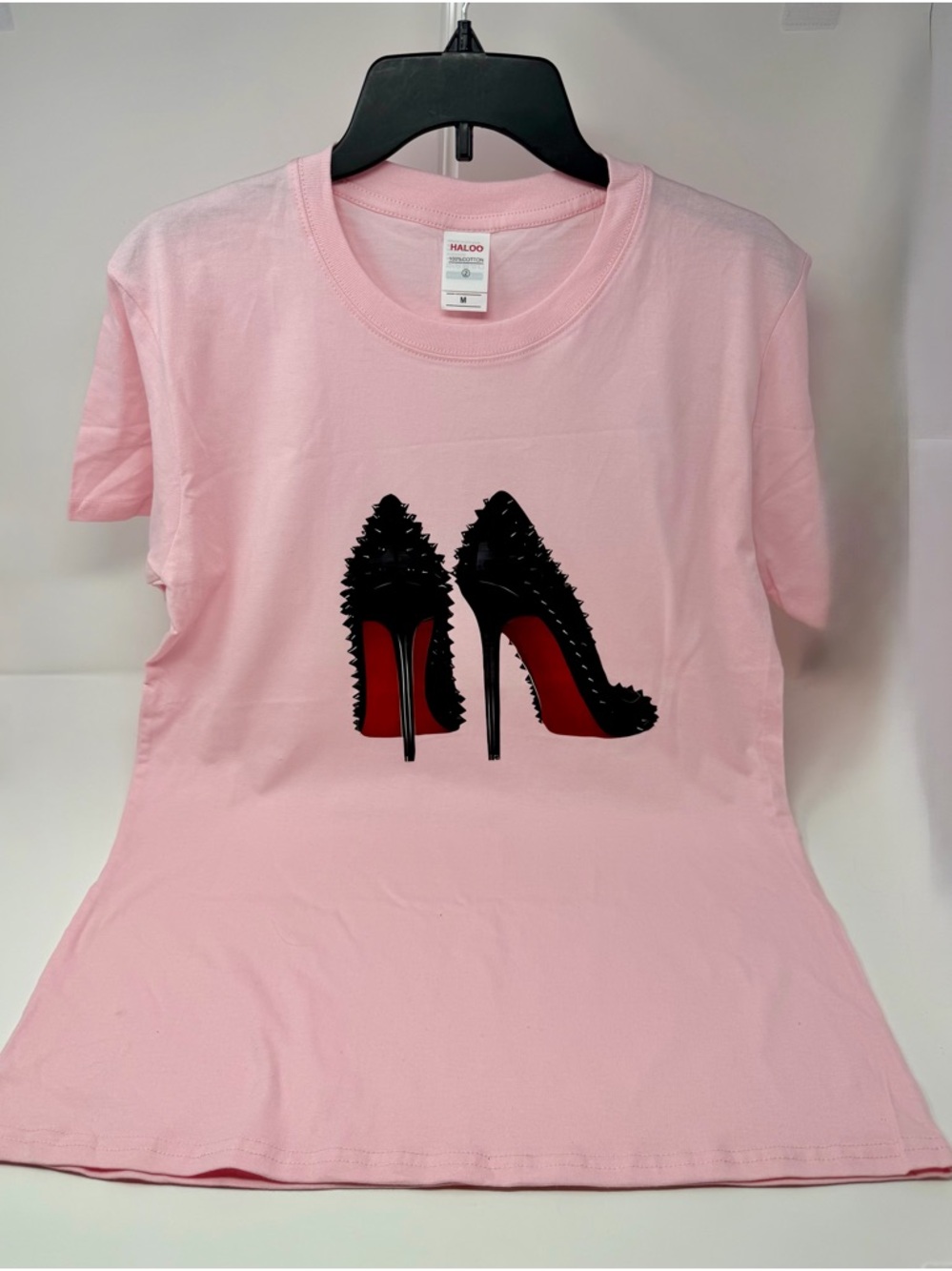 Pink Red-Bottom Stiletto Graphic Tee - Picture 2 of 4